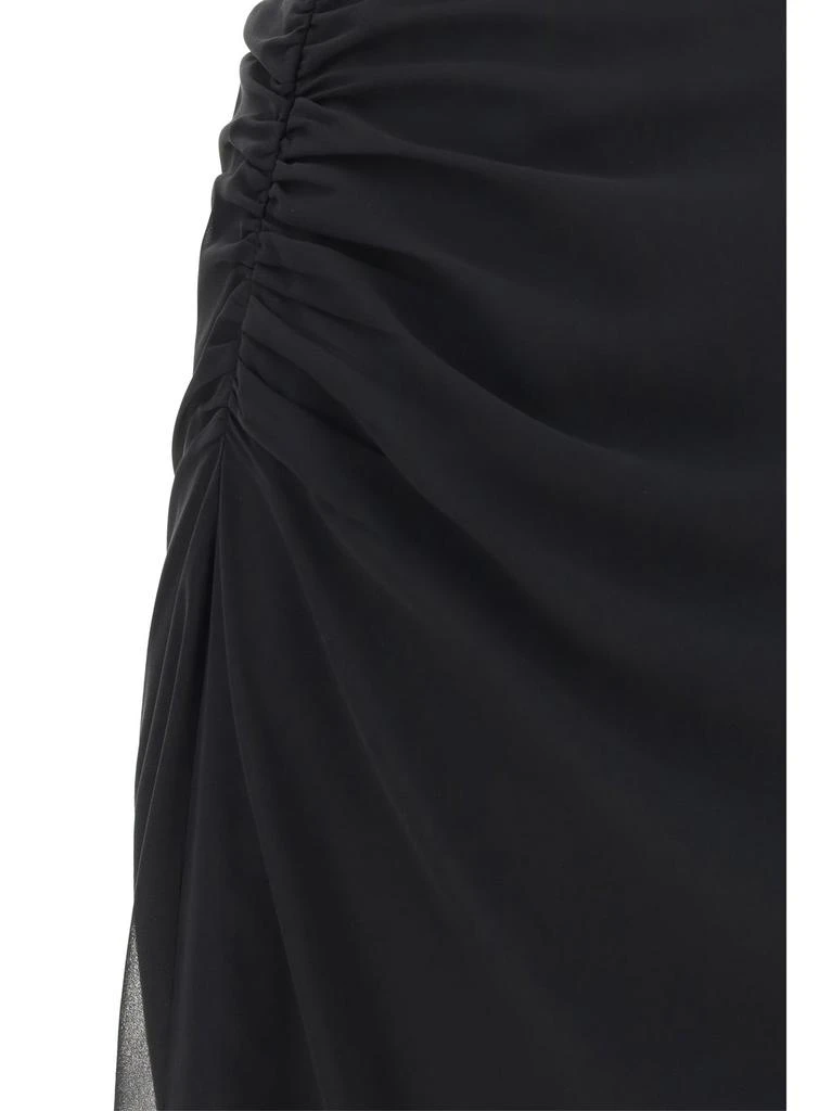 Prada Prada Semi-Sheer Pencil Midi Skirt 3