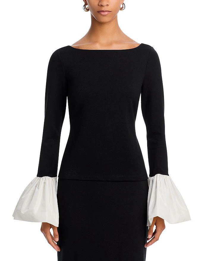 Staud Paige Flutter Cuff Top 6