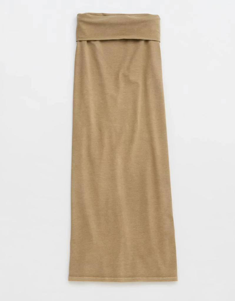 Aerie Aerie Chill Up Foldover Maxi Skirt 4