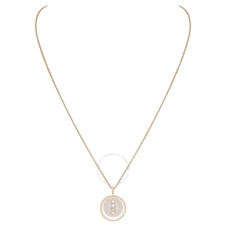 Messika Lucky Move 18k Rose Gold Diamond Necklace 2