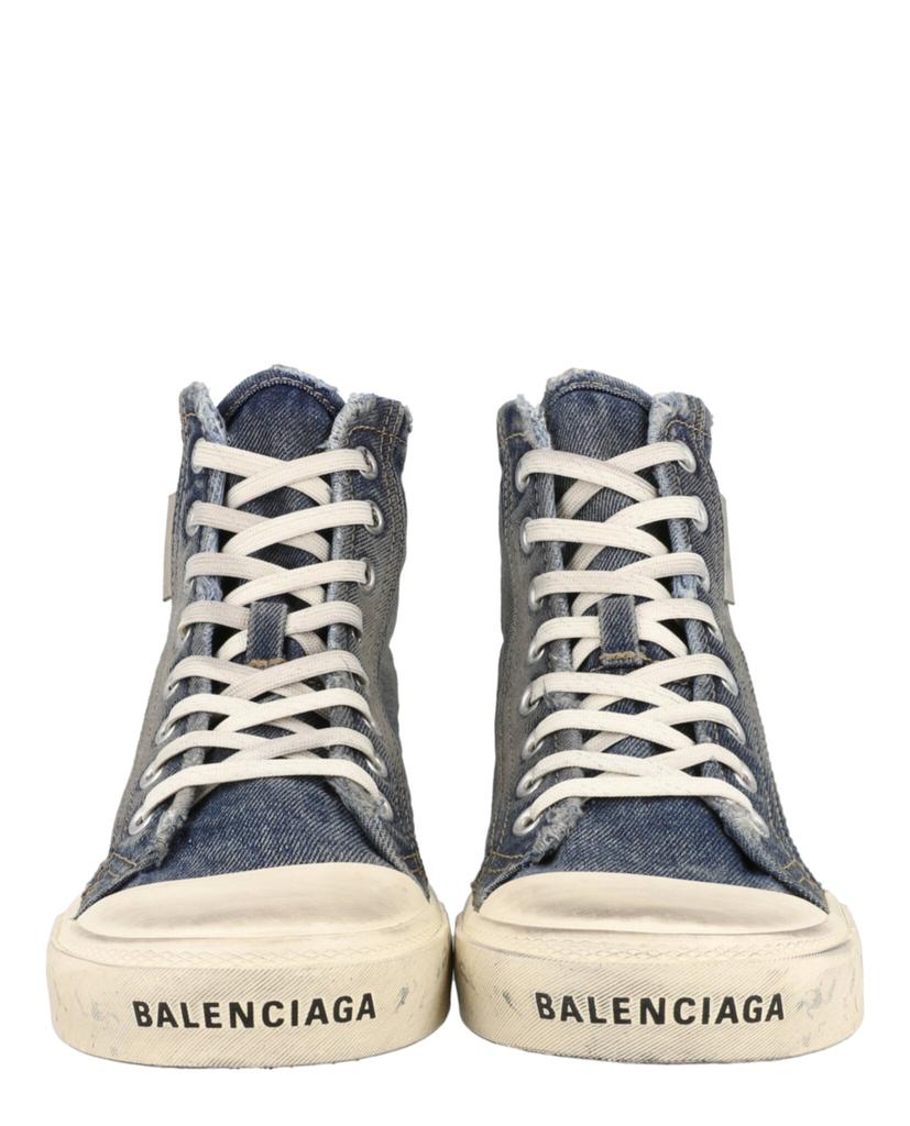 Balenciaga Paris Denim High-Top Sneakers - Casual Shoes
