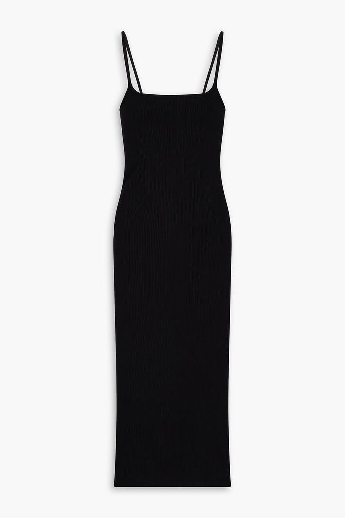 MELISSA ODABASH Riley ribbed-jersey midi dress