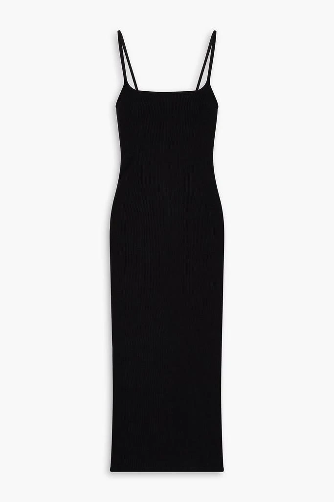MELISSA ODABASH Riley ribbed-jersey midi dress 1