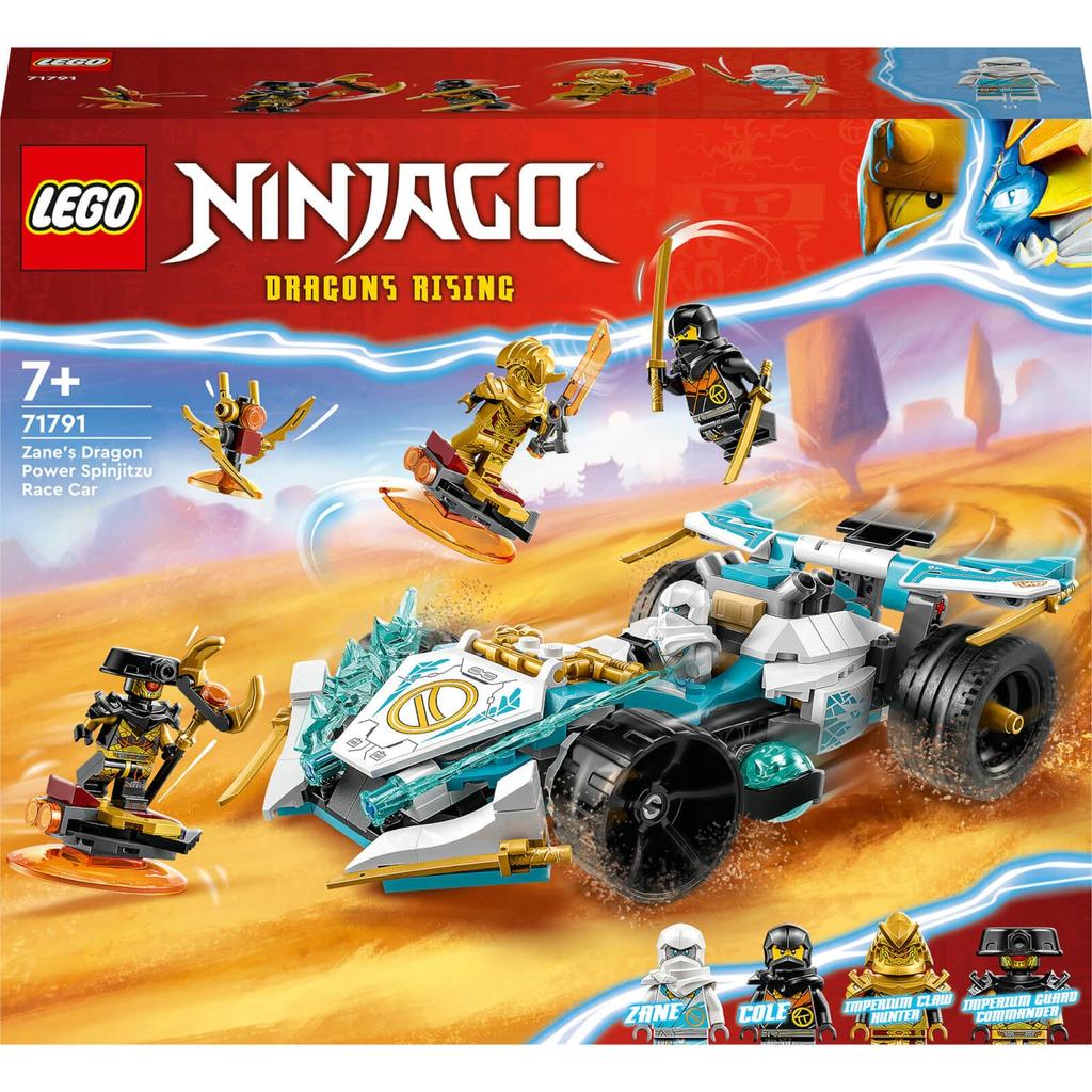 LEGO LEGO NINJAGO: Zane Dragon Power Spinjitzu Race Car Toy (71791)