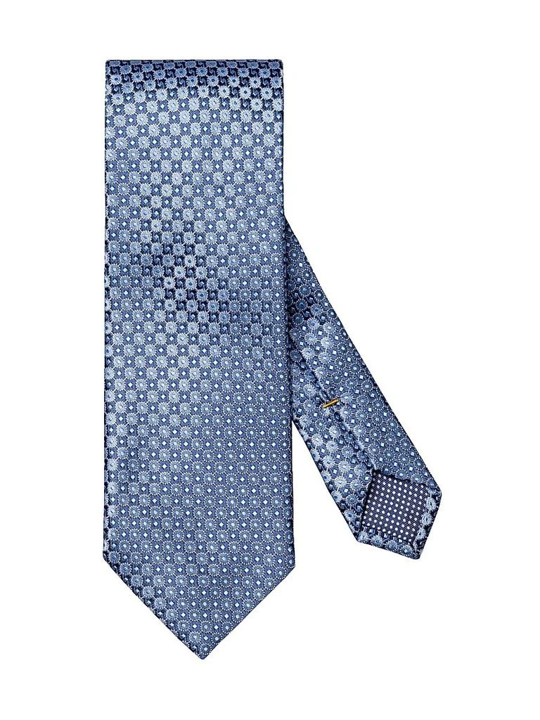 Eton Circle Pattern Silk Tie 1