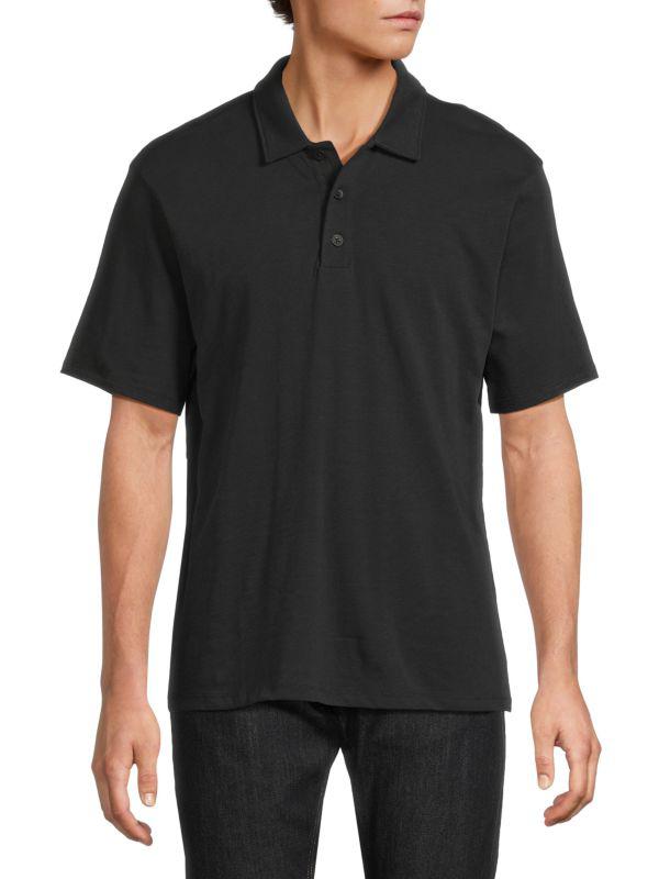 Rag 
Bone Classic Slub Cotton Polo Shirt