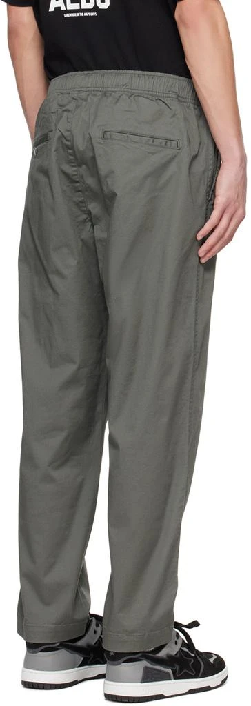 AAPE Khaki Embroidered Trousers 3