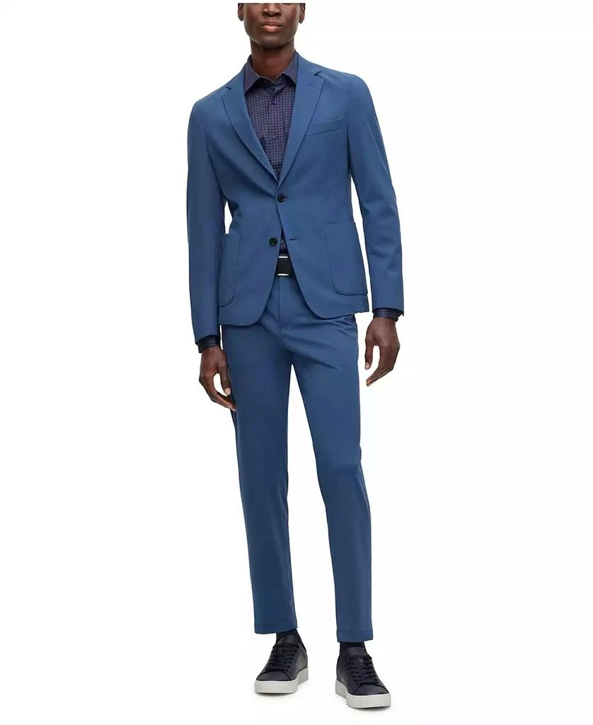 Hugo Boss Men's Houndstooth-Print Slim-Fit Shirt 4
