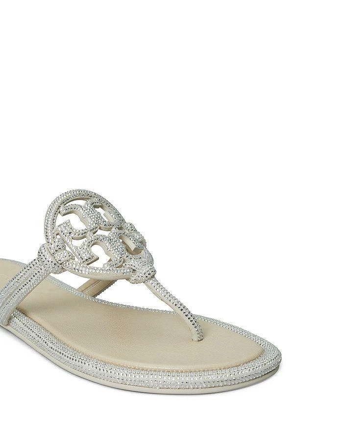 Tory Burch Women's Miller Pavé Knotted Sandals 4