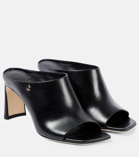 Jimmy Choo Kinley 75 leather mules 1