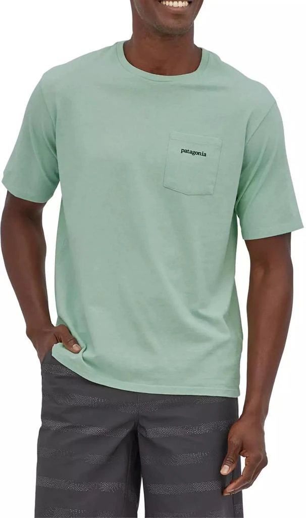 Patagonia Patagonia Men's Line Logo Ridge Pocket Responsibili-Tee Short Sleeve T-Shirt 1