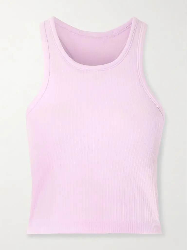 Lululemon Ebb To Street Ribbed Jersey Tank - Pastel pink - US10