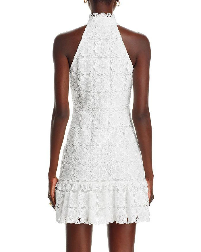 AQUA Lace Mini Shirt Dress - Exclusive 4