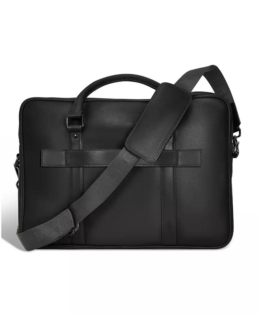CHAMPS Onyx Collection Leather Slim Briefcase 4
