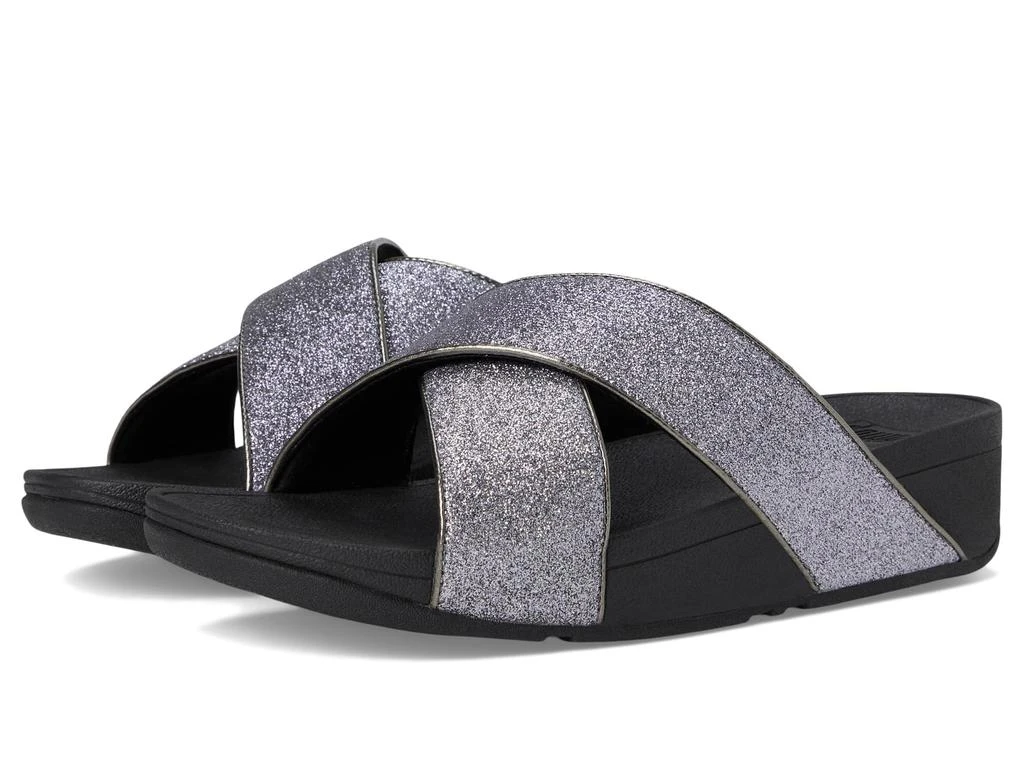 FitFlop Lulu Glitterdust Cross Slides 1