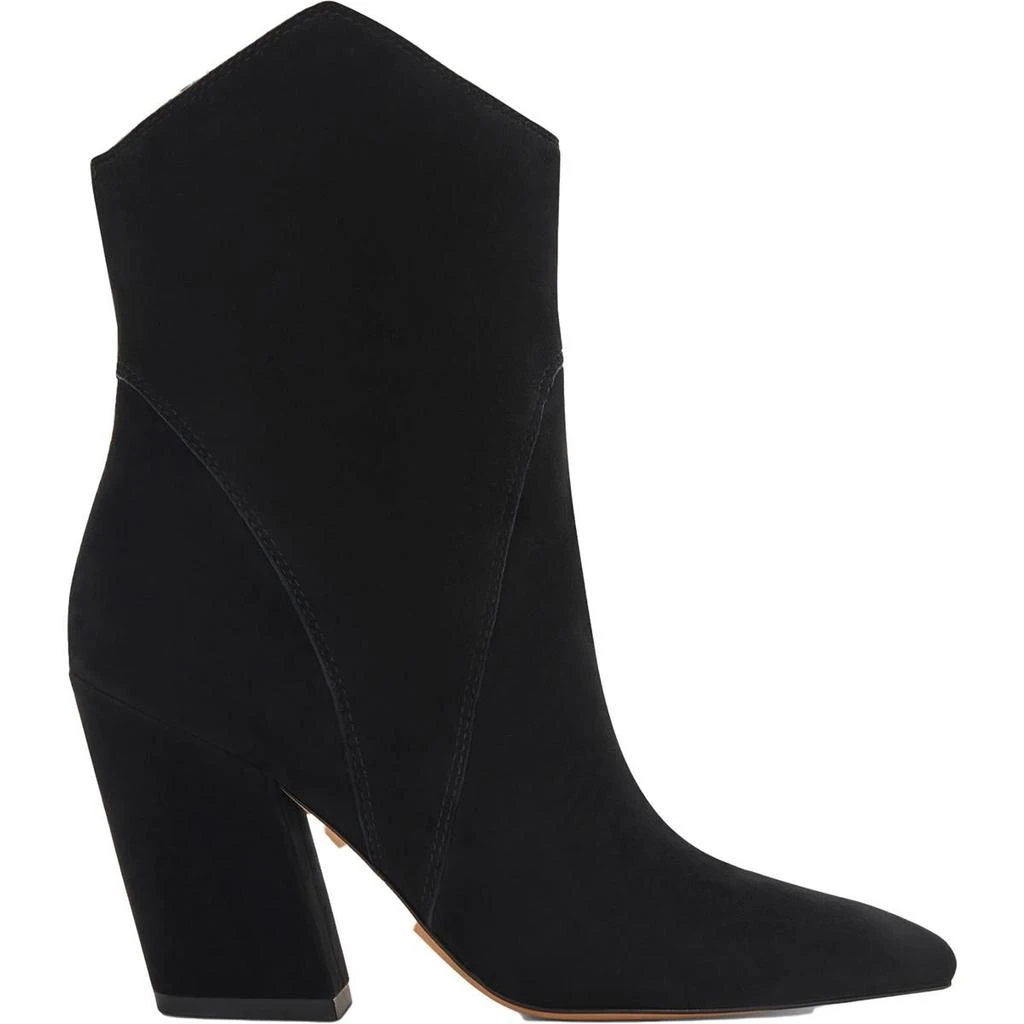 Dolce Vita Nestly Womens Suede Pointed Toe Mid-Calf Boots 2