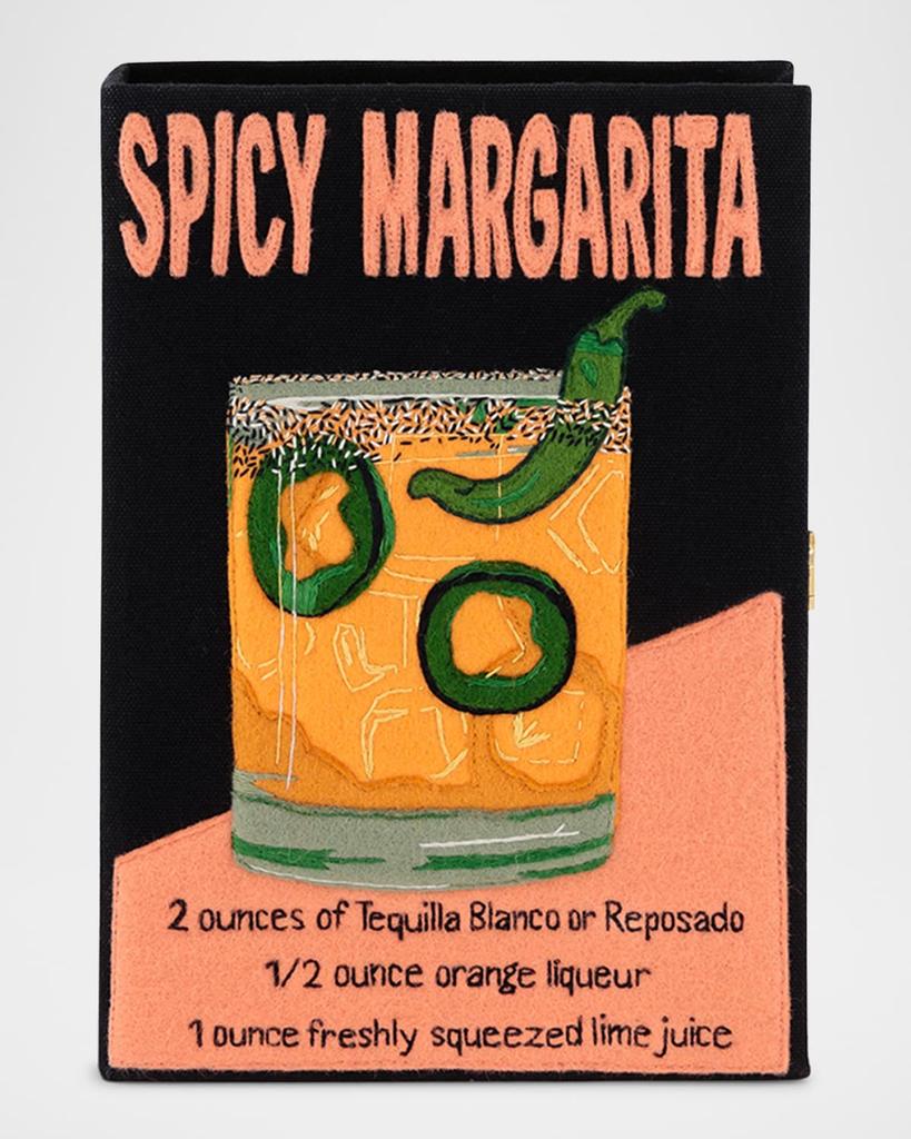 Olympia Le-Tan Spice Margarita Book Clutch Bag