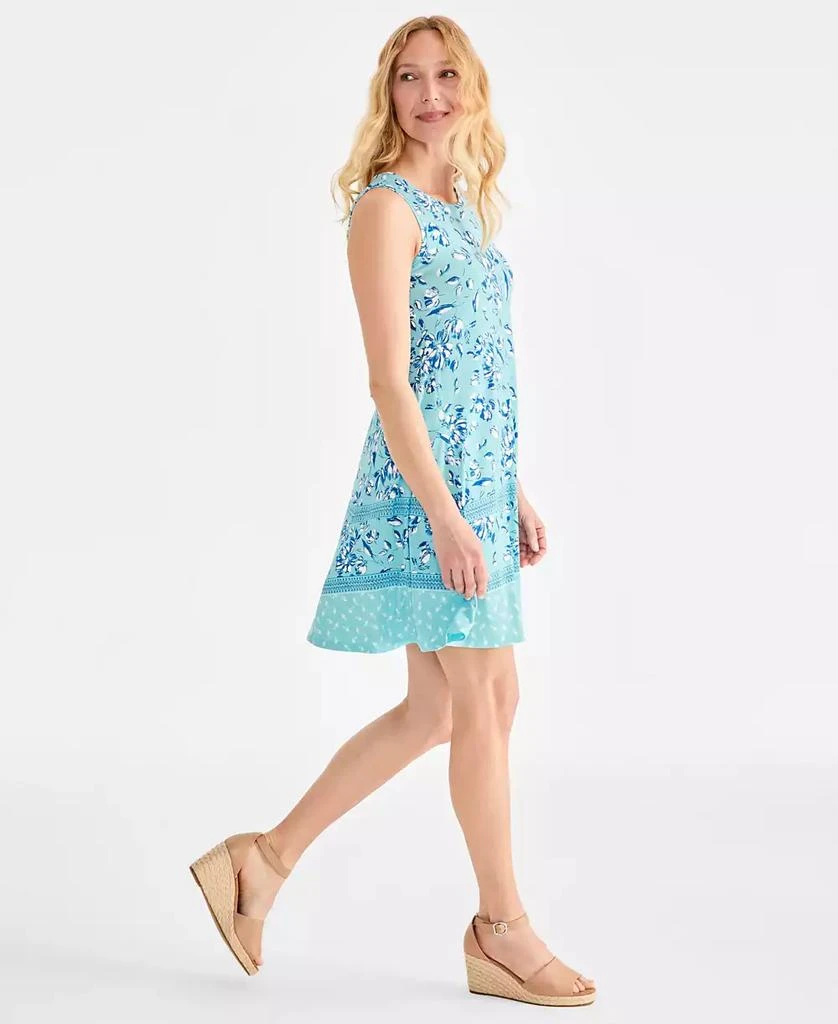 Style & Co Petite Printed Sleeveless Flip Flop Dress, Exclusively at Macy's 3