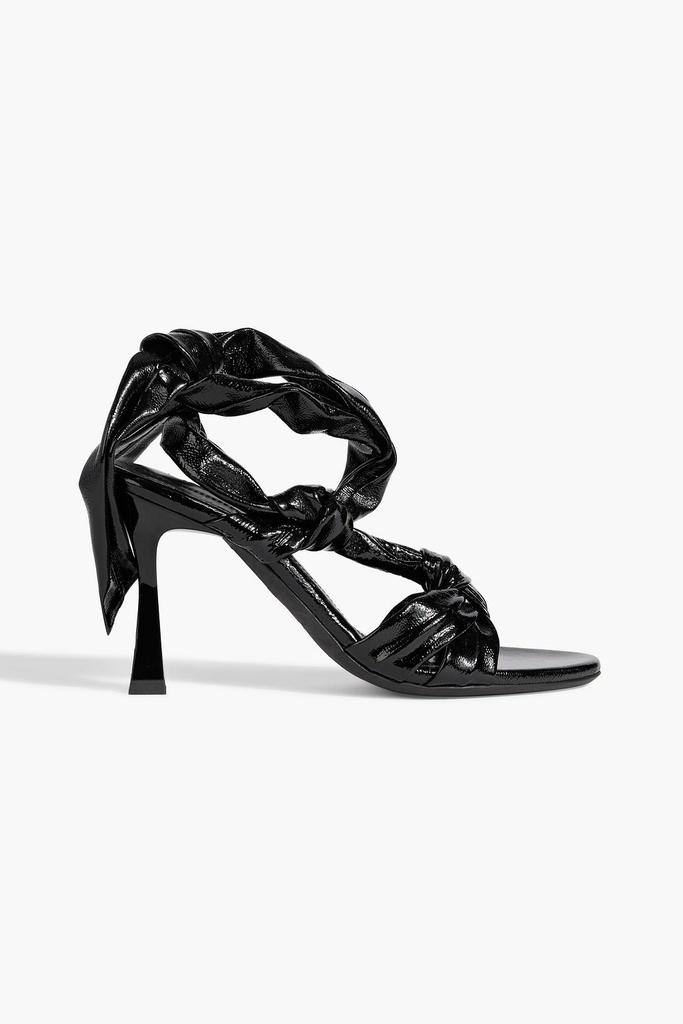 IRO Dydleen textured patent-leather sandals