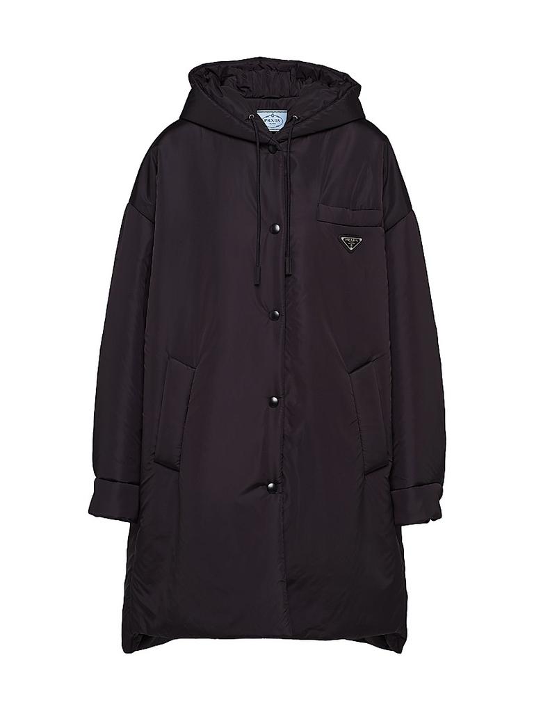 Prada ORANGE RAINCOAT IN LIGHTWEIGHT RE-NYLON - BeyondStyle