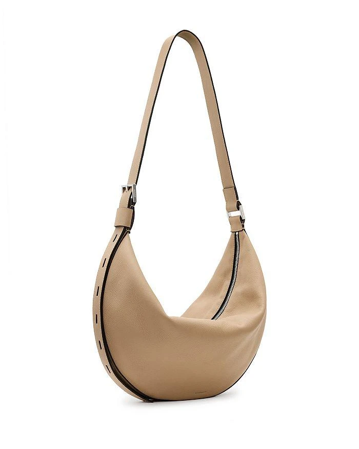 ALL SAINTS Half Moon Leather Shoulder Bag 4