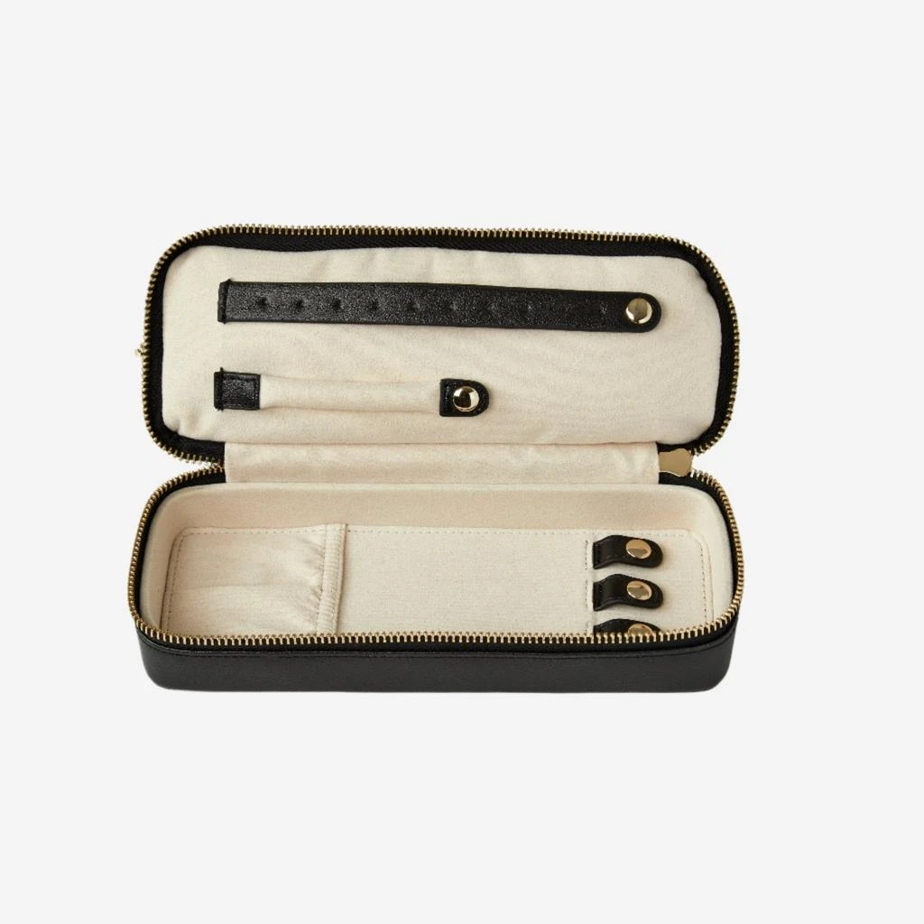 Wolf 1834 Wolf 1834 Heritage Black Leather Dual Jewelry Organizer 886102-copy 2