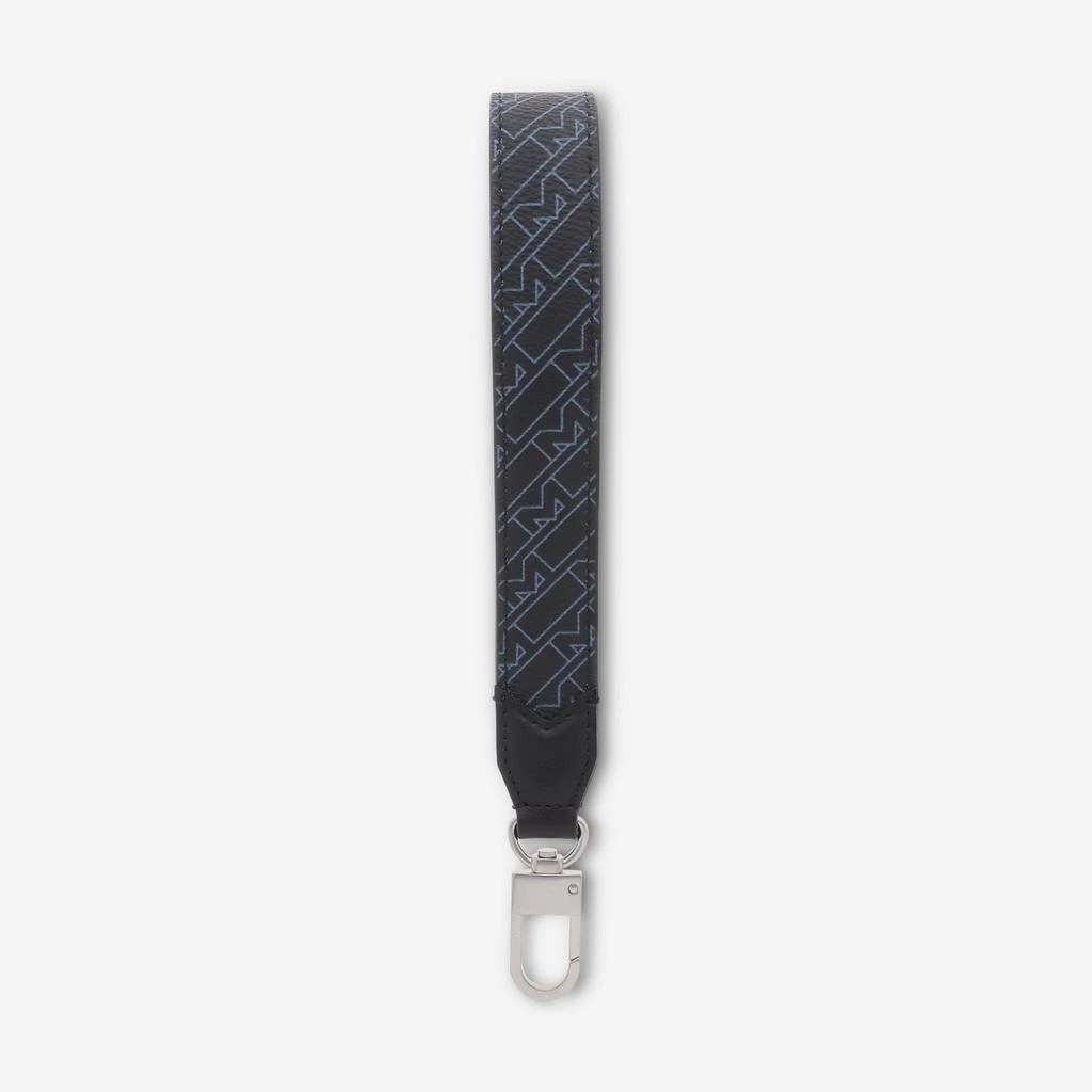 MontBlanc Montblanc M_Gram Black & Blue Leather Wrist Strap 127909 2