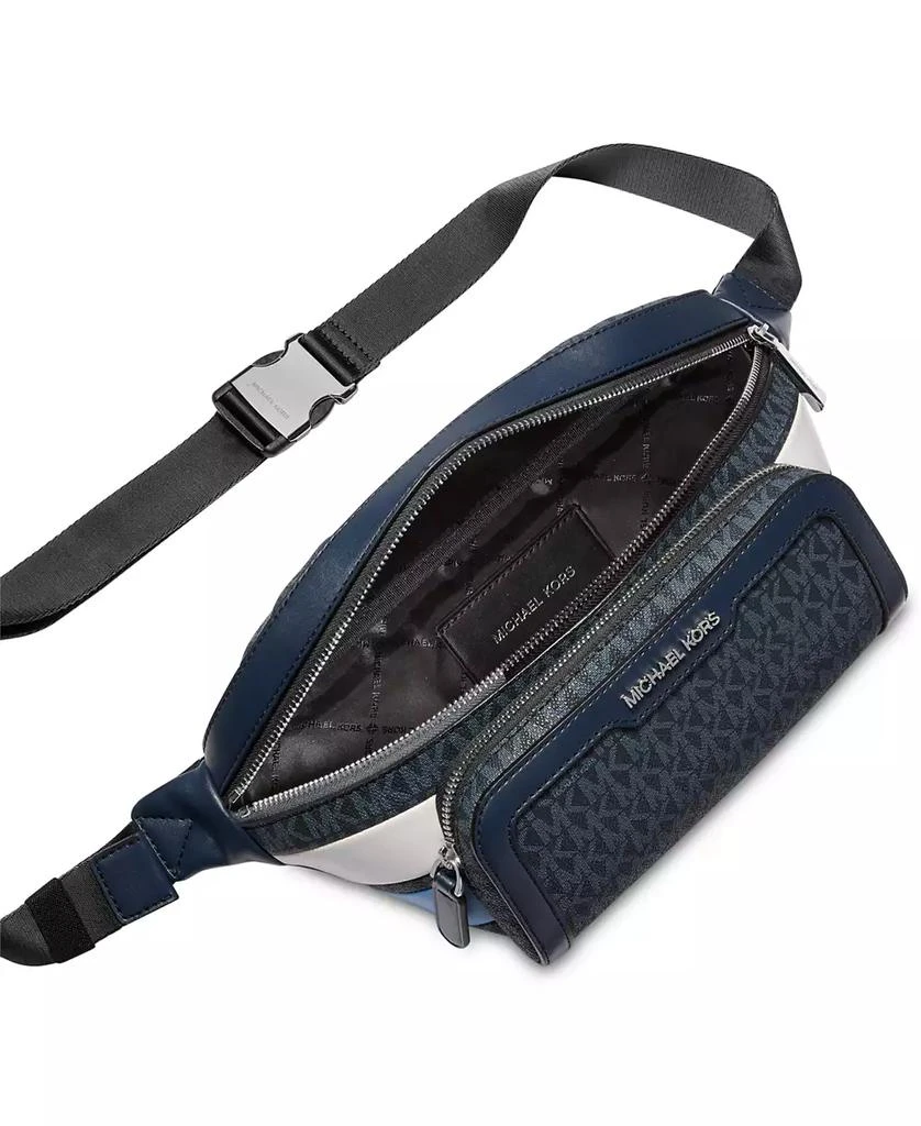 Michael Kors Men's Leather Colorblocked Logo Belt Bag 2