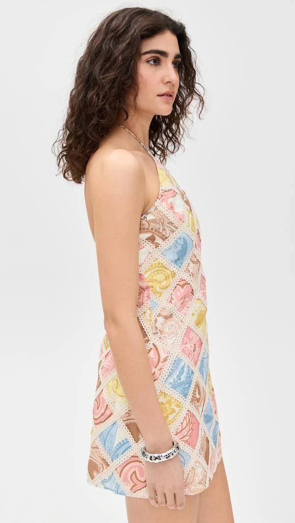 Hemant and Nandita Lace Insert Mini Dress 3