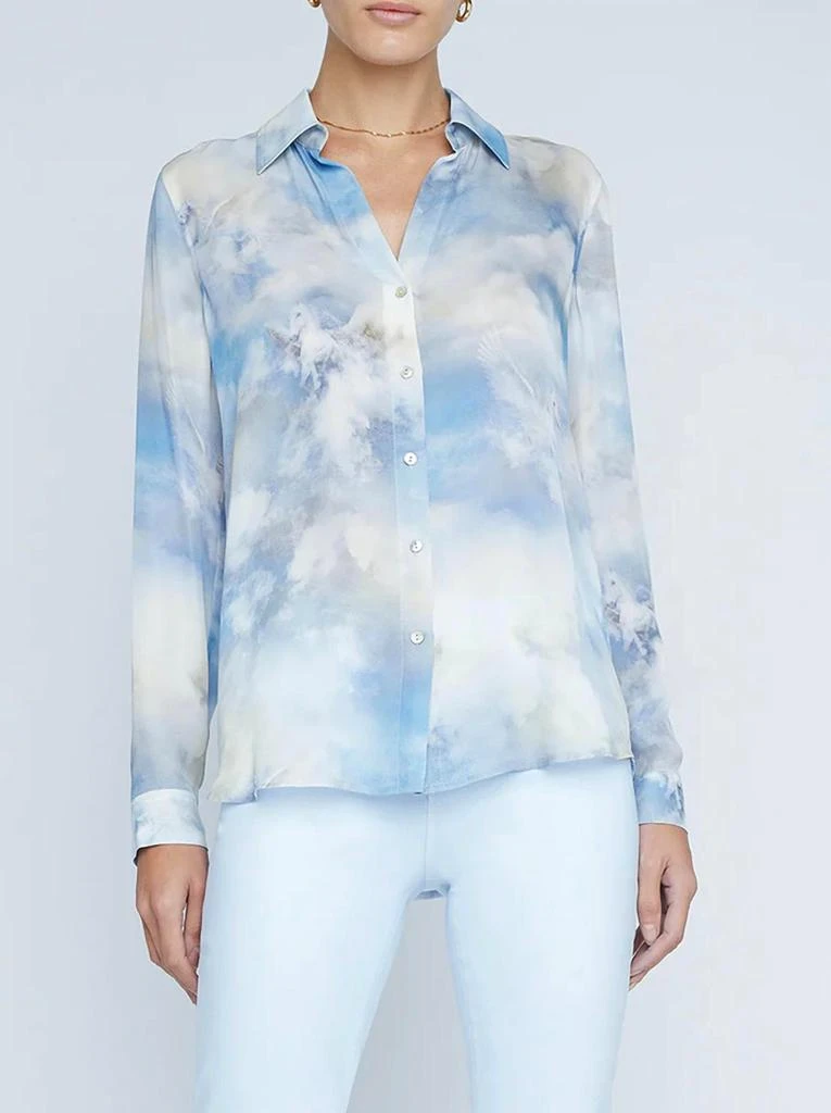 L'Agence Nina Blouse In Multi Pegasus 1