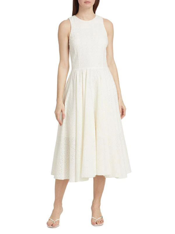 Shop Eyelet Cotton Fit-&-Flare Midi-Dress on Sale at BeyondStyle  Get 61%  Off Eyelet Cotton Fit-&-Flare Midi-Dress with Limited-Time Flash Deals,  Exclusive Discounts, and Special Offers. Enjoy Unbeatable Savings on Eyelet  Cotton