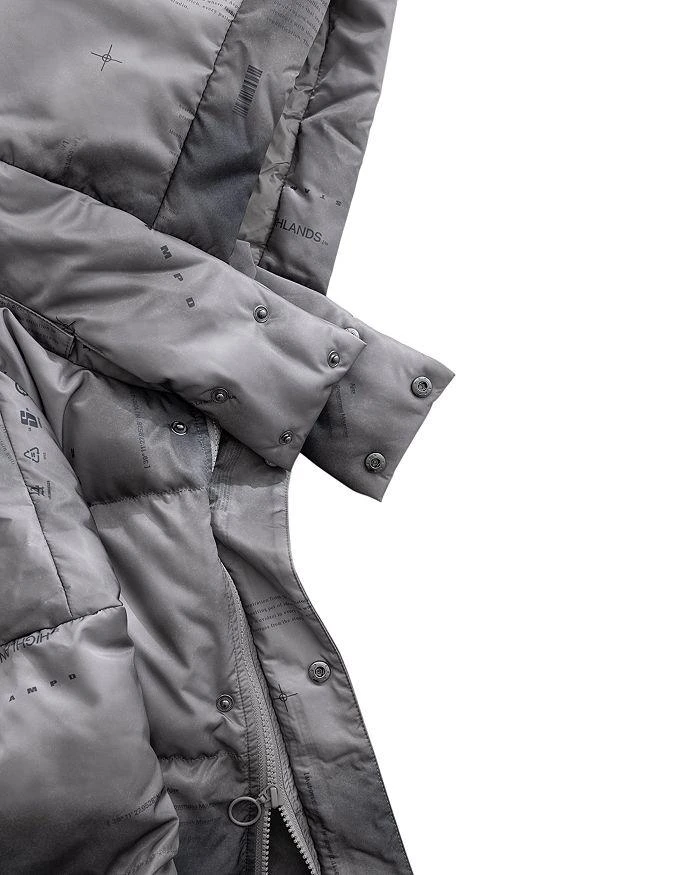 Stampd Ice Print Cropped Puffer Jacket 5