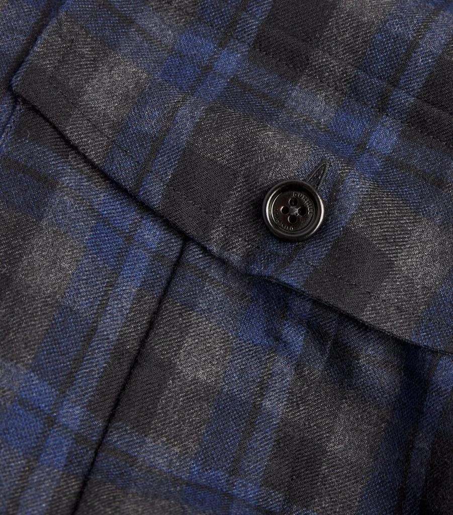 Dunhill Wool-Cashmere Check Overshirt 5
