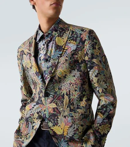 ETRO Roma printed wool-blend blazer 5