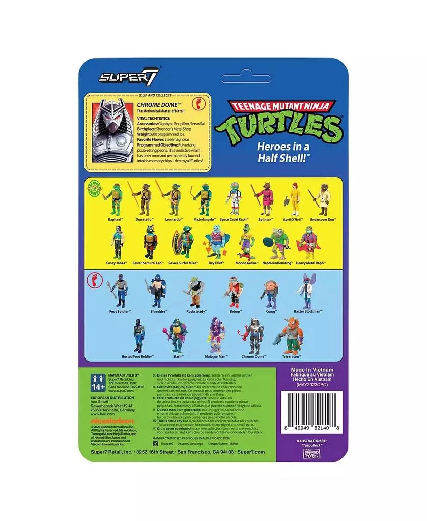 Super 7 Chrome Dome Teenage Mutant Ninja Turtles ReAction Figure - Wave 6 3