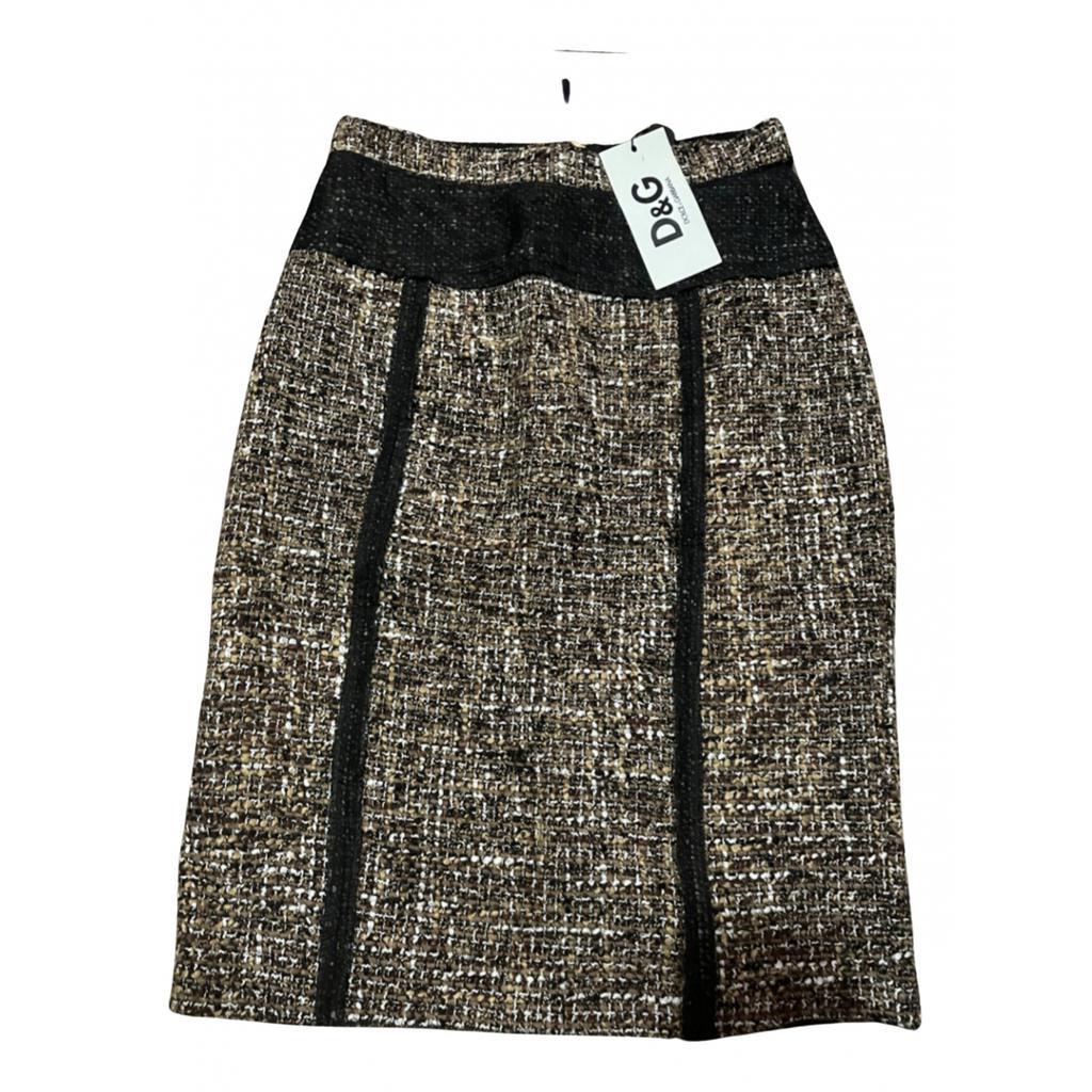 D&G D&G Wool mid-length skirt