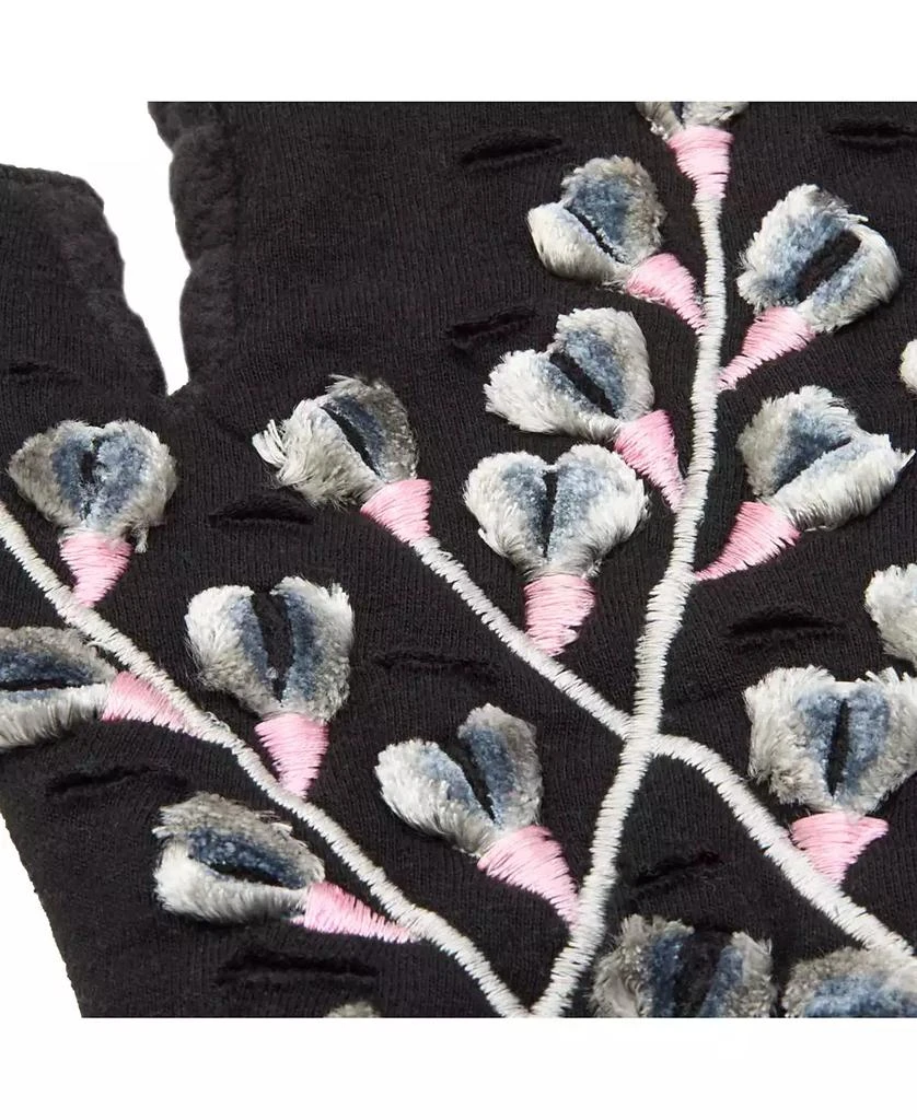 Feelgoodz Women s Artisan Crafted Fleece Lined Color Block Fingerless Gloves 4