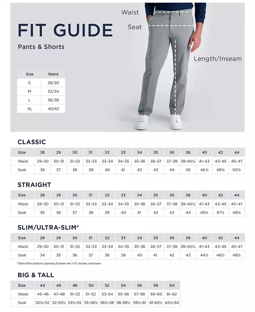 Haggar Men's Life Khaki™ Straight Fit Comfort Pant 5