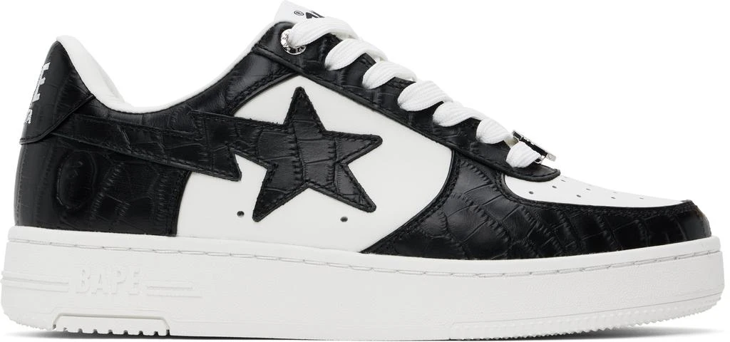 Bape Black & White 'BAPE' STA #3 Sneakers 1