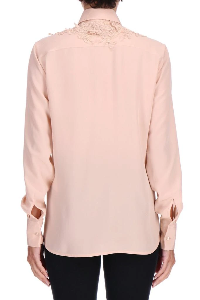 ERMANNO Ermanno Scervino Lace-Panel Curved Hem Shirt 3