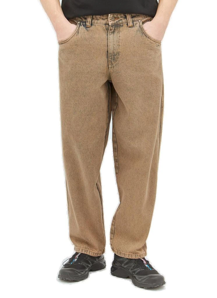 Dime Dime Baggy Straight-Leg Mid-Rise Jeans 1