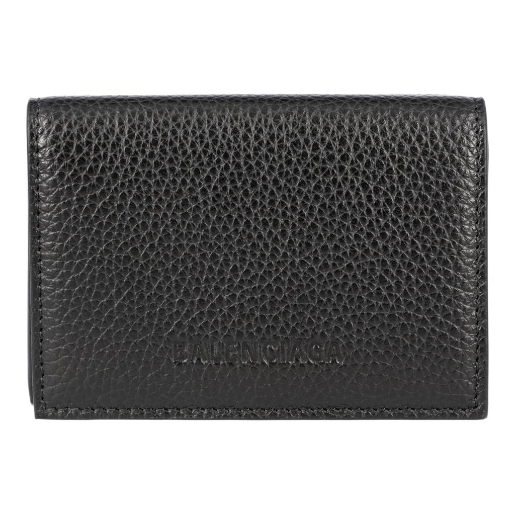 balenciaga Balenciaga Men's Essential mini folded wallet in black 4