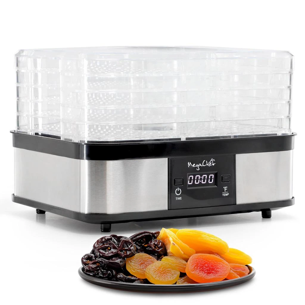 Megachef 5 Tray Food Dehydrator with Timer and Temperature Control 2