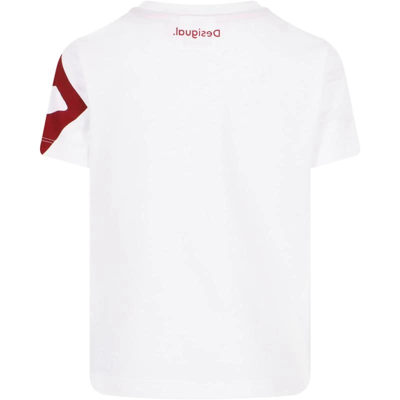 Desigual The incredible hulk t shirt in white 2