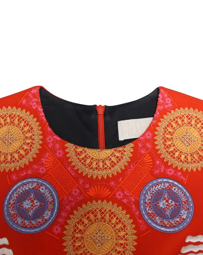PETER PILOTTO Embroidered Jumpsuit in Multicolor Polyamide 4