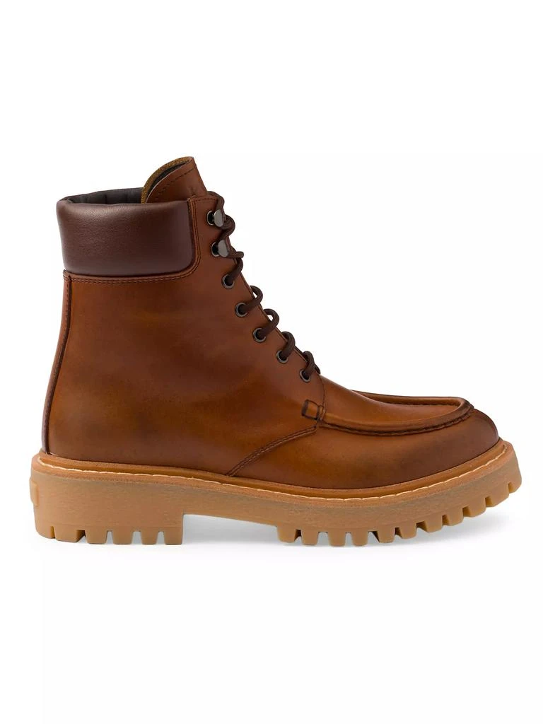 Prada Leather Lace-Up Boots 1
