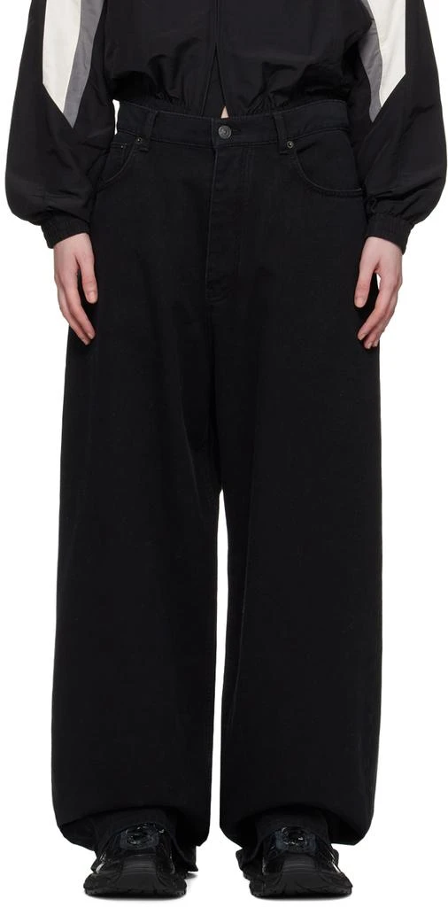 Balenciaga Black Baggy Jeans 1