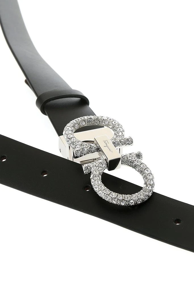Salvatore Ferragamo Black leather Gancini belt 7
