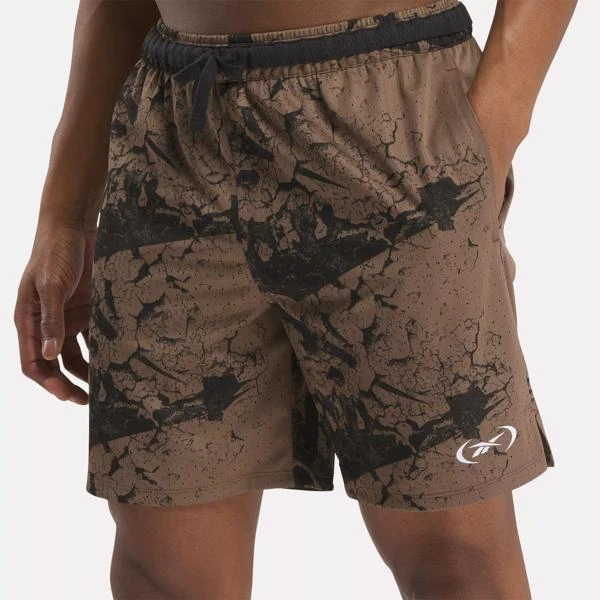 Reebok Reebok Basketball Transition Allover Print Shorts 5