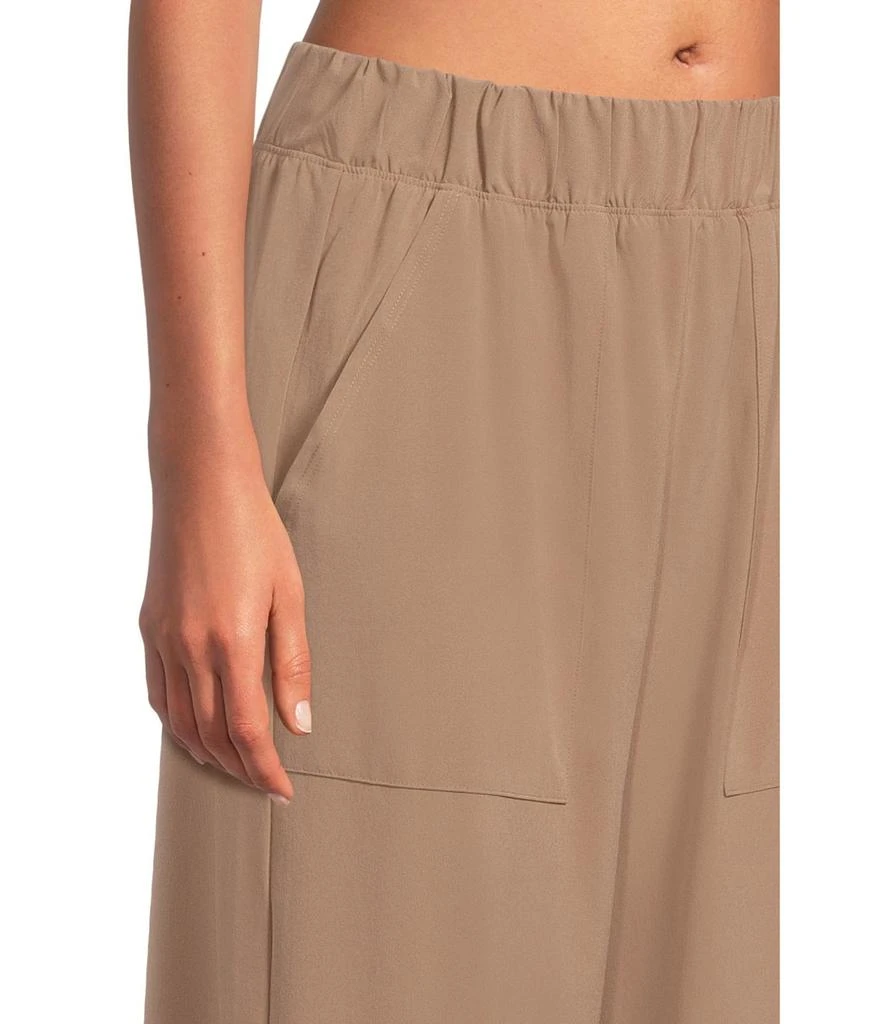 Beyond yoga Stretch Woven Wide Leg Pants 4